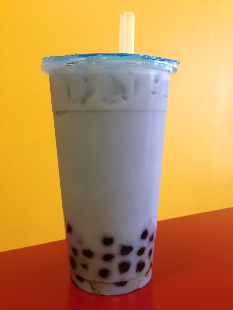 Order Taro Milk Tea Shaker food online from Bubble Tea Express store, Fayetteville on bringmethat.com