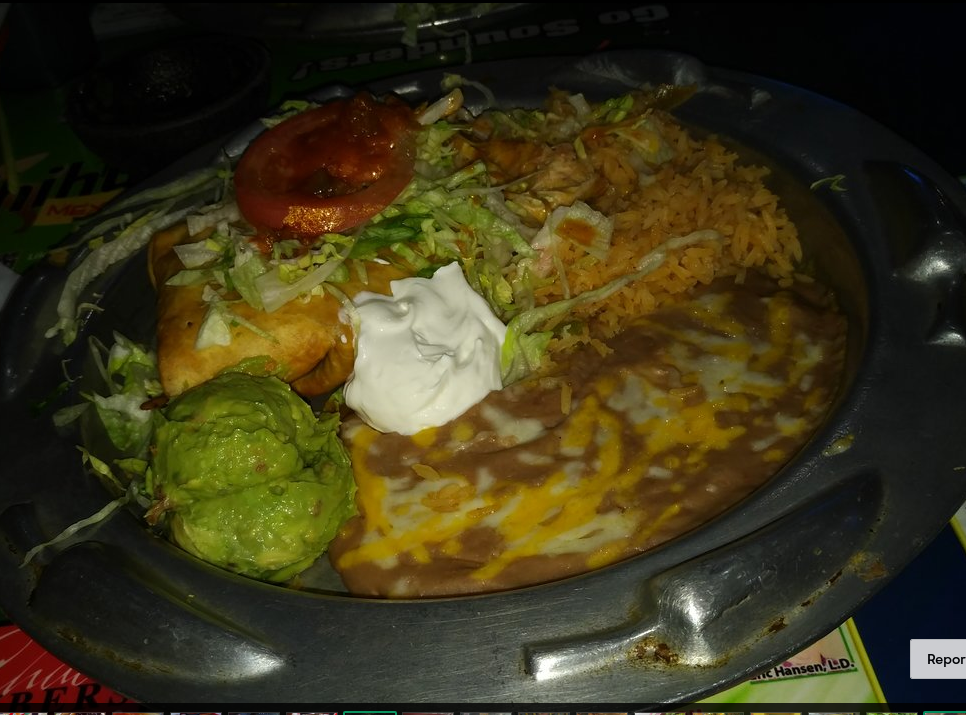 Order Chimichanga food online from Chihuahua Mexican Restaurant store, Ferndale on bringmethat.com