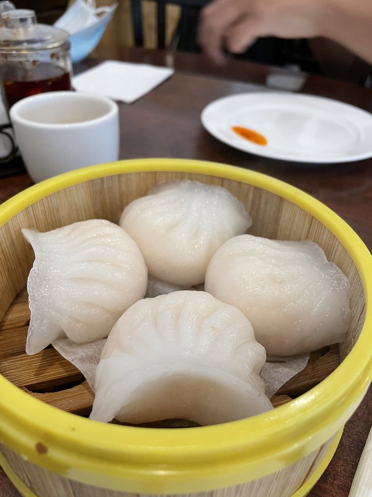 Order  A4. Shrimp Dumplings (4)  food online from Winsor Dim Sum Cafe & Bar store, Quincy on bringmethat.com