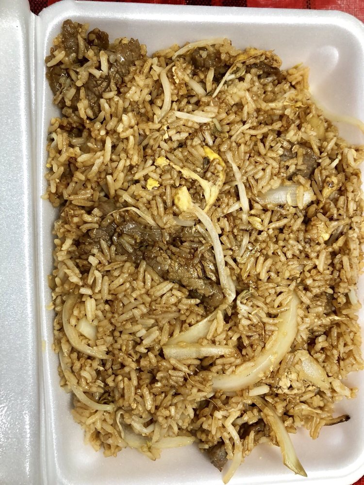 Order A62. Beef Fried Rice  food online from Winsor Dim Sum Cafe & Bar store, Quincy on bringmethat.com