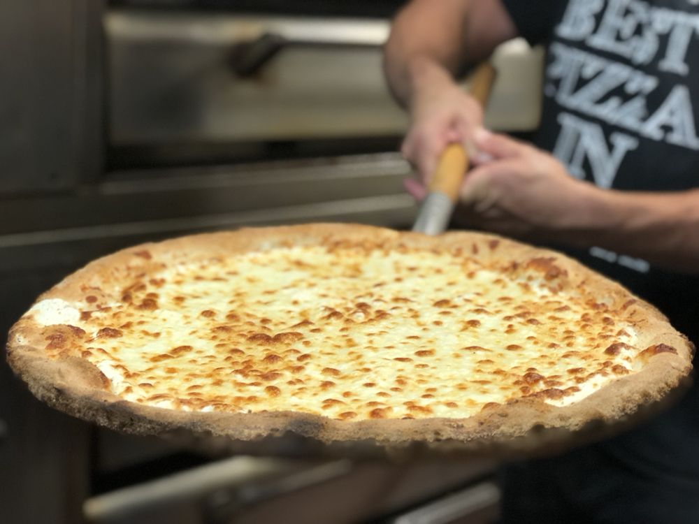Order White Pizza (Small 10") food online from Stella's Pizzeria store, Boca Raton on bringmethat.com