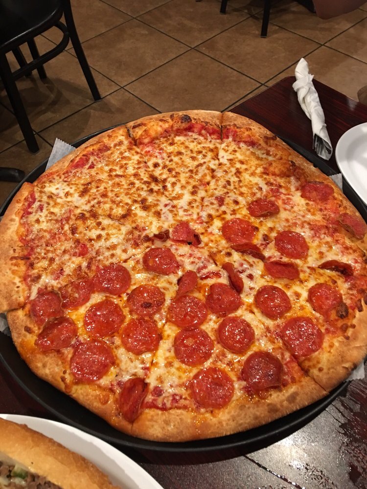 Order Pizza Slice With French Fries food online from Panzotti’s Pizza & Waffles  store, Onley on bringmethat.com