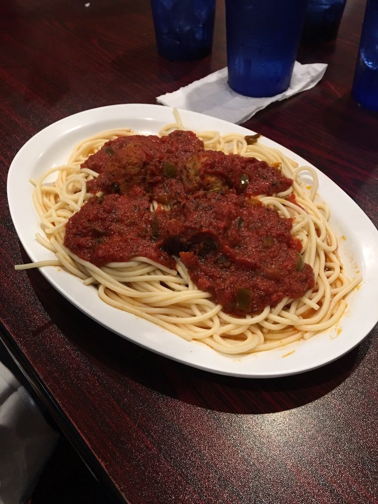 Order Spaghetti food online from Panzotti’s Pizza & Waffles  store, Onley on bringmethat.com