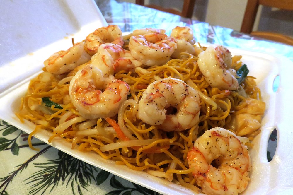 Order Shrimp Chow Mein food online from Panda Kitchen store, Carson City on bringmethat.com