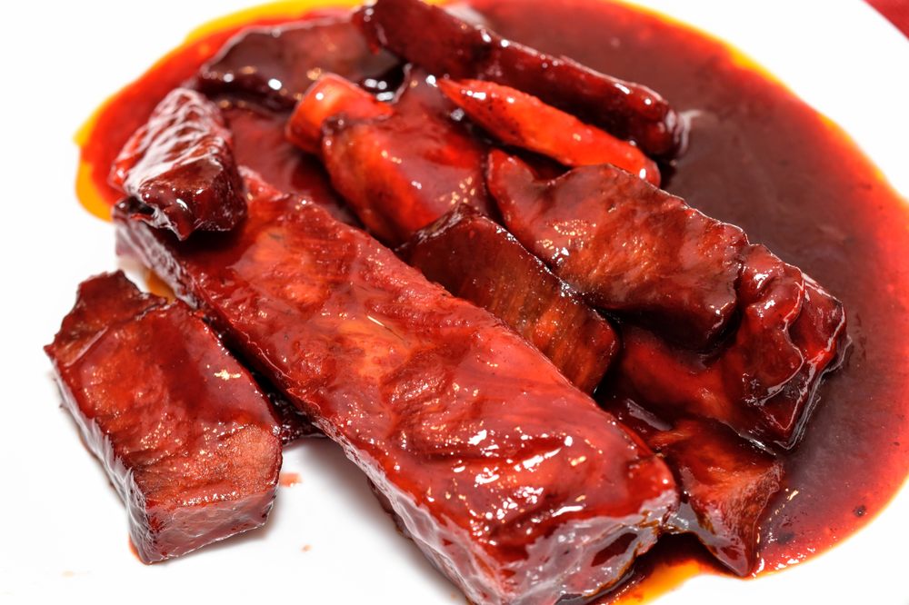Order 15. BBQ Rib Tips food online from New Golden Dragon Restaurant store, Buffalo Grove on bringmethat.com