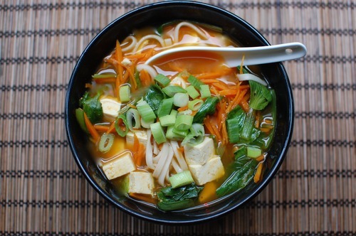 Order Bean Curd w. Vegetable Soup food online from China Peace store, Hazelwood on bringmethat.com