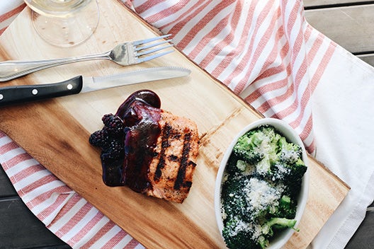 Order Blackberry Salmon Dinner food online from Fiorella's Jack Stack Barbecue store, Kansas City on bringmethat.com