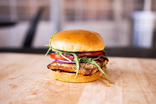 Order Grilled Salmon Sandwich food online from Fiorella's Jack Stack Barbecue store, Kansas City on bringmethat.com