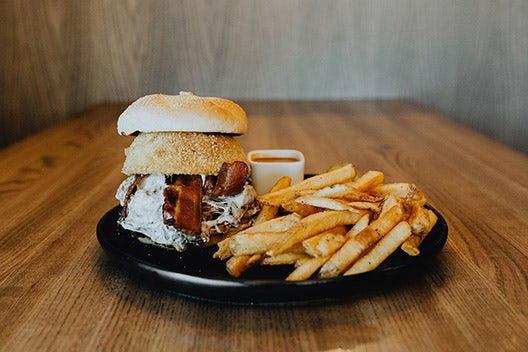 Order The Big Pig Sandwich food online from Fiorella's Jack Stack Barbecue store, Kansas City on bringmethat.com