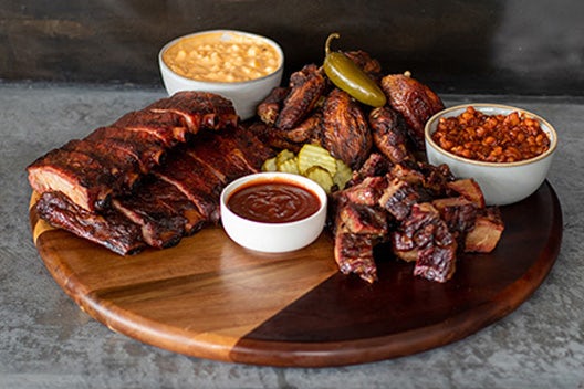 Order Signature Sampler for 4 People food online from Fiorella's Jack Stack Barbecue store, Kansas City on bringmethat.com