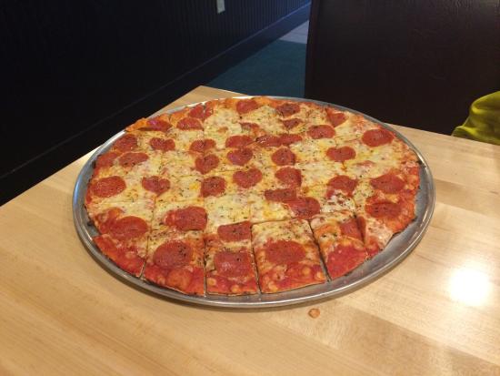 Order  16" Thin  food online from Kaiser's Kenosha Pizza & Pub store, Kenosha on bringmethat.com