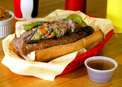 Order  Combo Beef & Sausage  food online from Kaiser's Kenosha Pizza & Pub store, Kenosha on bringmethat.com