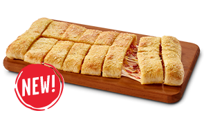 Order Bacon Stuffed Howie Bread® food online from Hungry Howies Pizza store, South Bend on bringmethat.com