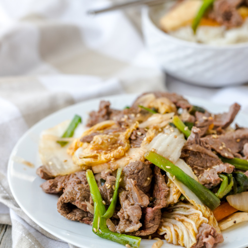 Order Moo Shu Beef food online from Chopsticks House store, Canton on bringmethat.com