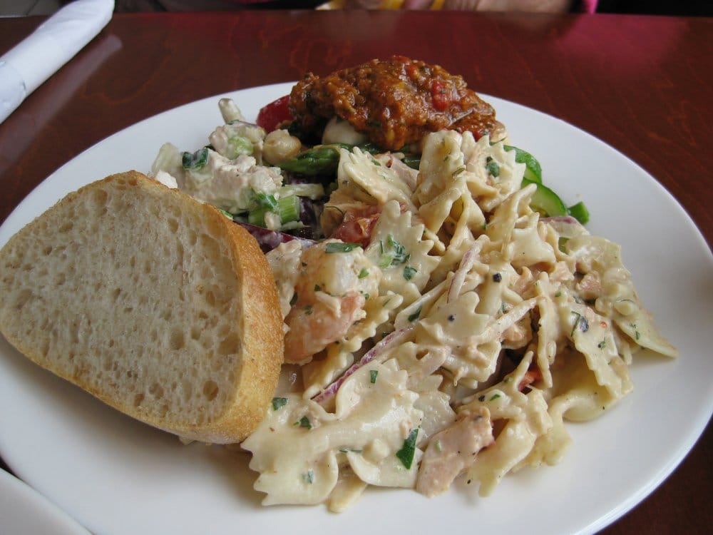 Order SALAD SAMPLER - CHOOSE ANY 3 HOUSE-MADE SALADS food online from D'aMico & Sons store, Roseville on bringmethat.com