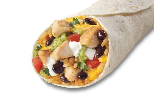Order Chicken & Black Bean Burrito food online from Taco Time store, Rock Springs on bringmethat.com