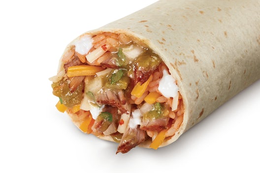 Order Green Chili Pork Burrito food online from Taco Time store, Rock Springs on bringmethat.com