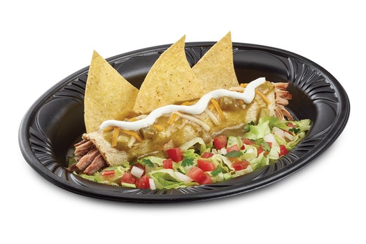 Order Green Chili Pork Enchilada food online from Taco Time store, Rock Springs on bringmethat.com