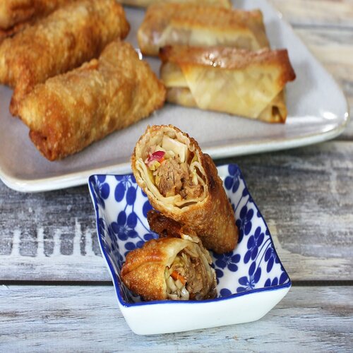 Order Roast Pork Egg Roll food online from Empire Wok store, Delmar on bringmethat.com