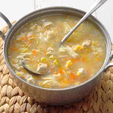 Order Chicken Corn Soup food online from No. 1 Chinese Restaurant store, Long Beach on bringmethat.com