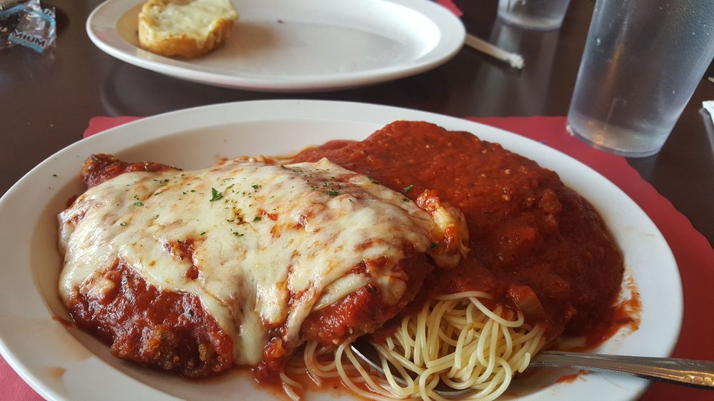 Order Chicken Parmigiana food online from Campobellos Pizzeria Restaurant store, East Amherst on bringmethat.com