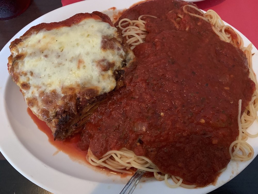Order Eggplant Parmigiana food online from Campobellos Pizzeria Restaurant store, East Amherst on bringmethat.com