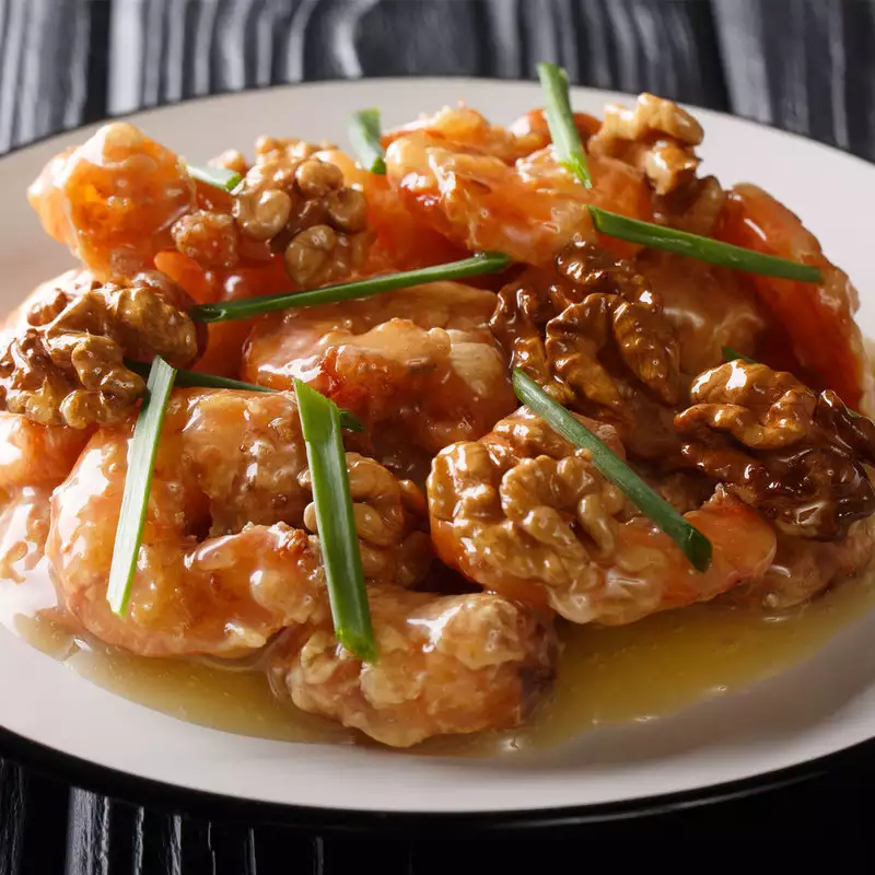 Order Walnut Shrimp Wrap food online from China City store, Oak Harbor on bringmethat.com