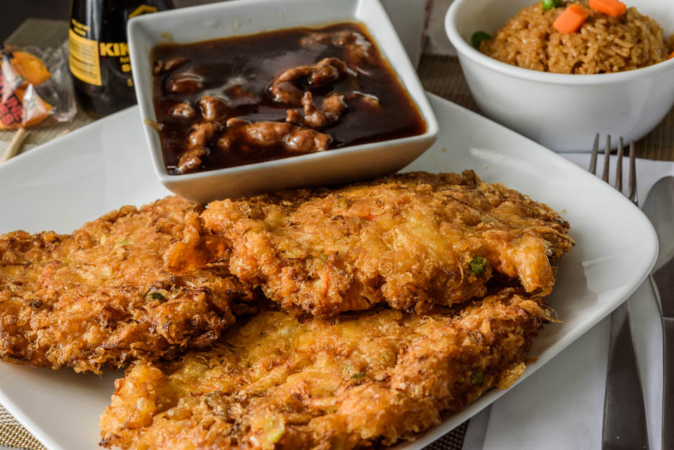 Order Egg Foo Young Beef food online from China City store, Oak Harbor on bringmethat.com