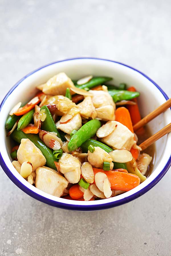 Order Almond Chicken food online from China City store, Oak Harbor on bringmethat.com