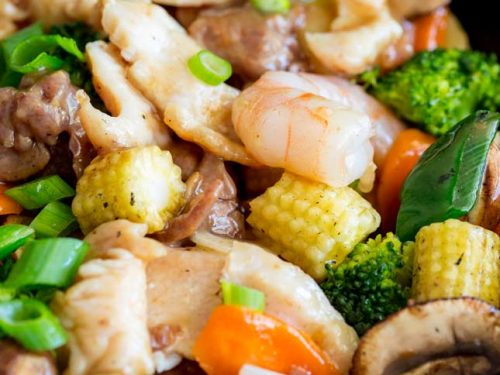 Order Happy Family Sizzling Platter food online from China City store, Oak Harbor on bringmethat.com