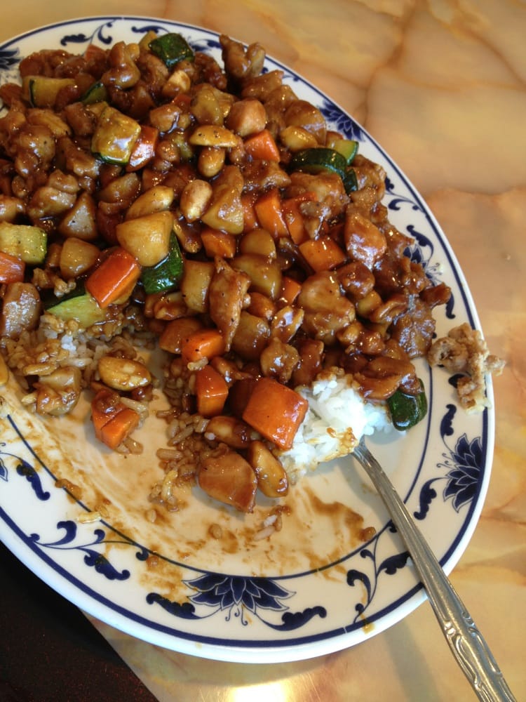 Order Peanut Chicken food online from Double Happiness Chinese Restaurant store, Bend on bringmethat.com