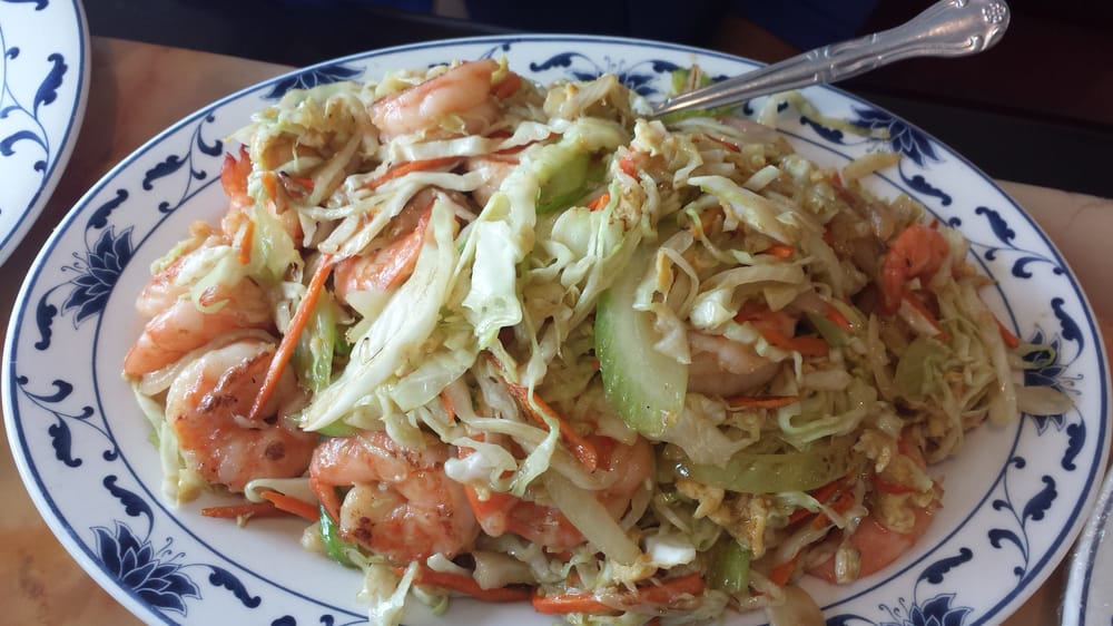 Order Mu Shu Shrimp food online from Double Happiness Chinese Restaurant store, Bend on bringmethat.com