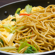 Order Vegetable Lo Mein food online from Wang's Chinese Cuisine store, Somerville on bringmethat.com