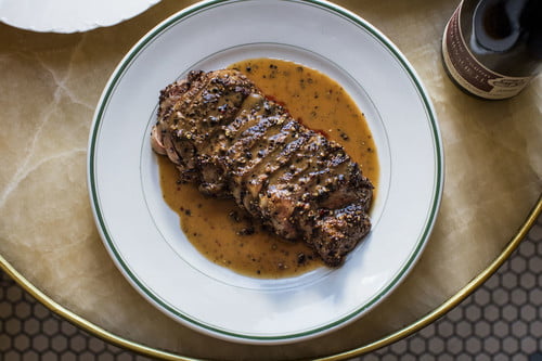 Order Certified Angus Beef New York Steak food online from Pietro's No. 2 store, Vacaville on bringmethat.com