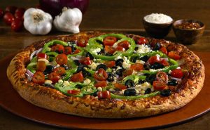 Order Greek Pizza (Mini 8") food online from Pizza Factory store, Menifee on bringmethat.com