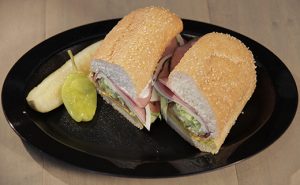Order Pastrami Deli Sandwich food online from Pizza Factory store, Menifee on bringmethat.com