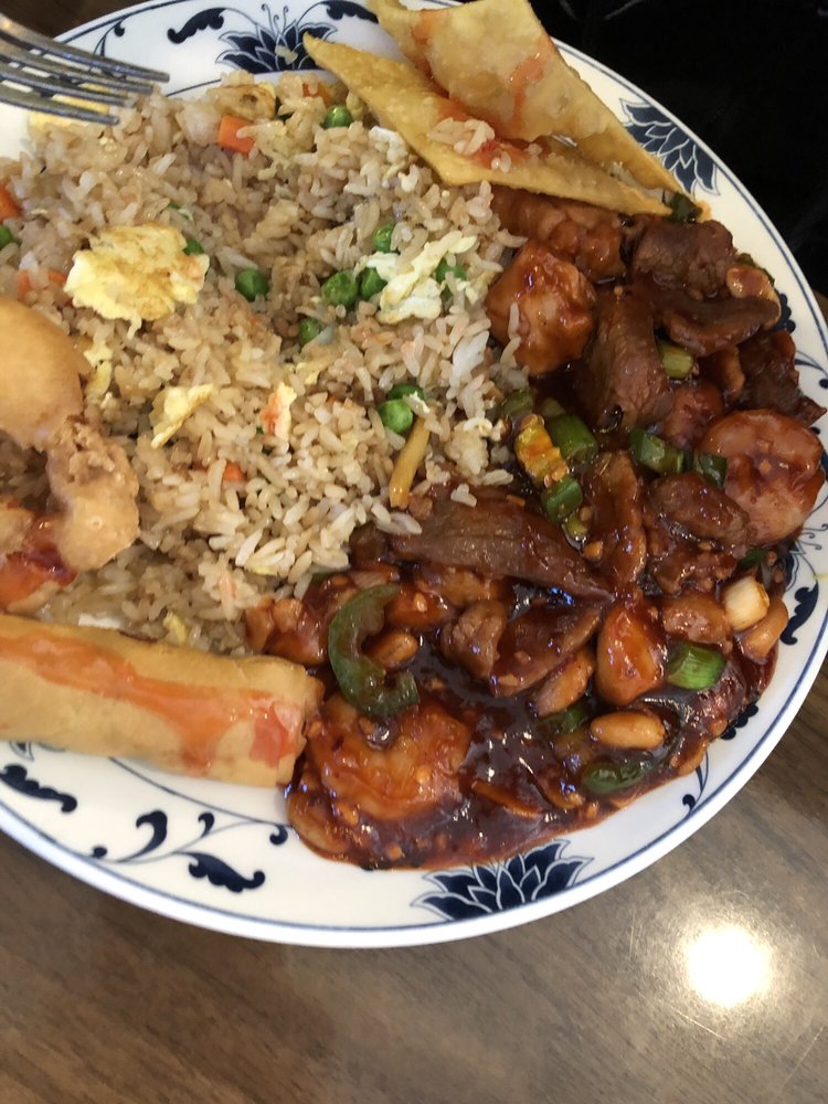 Order Kung Pao Three Combo  food online from King Dong store, Berkeley on bringmethat.com