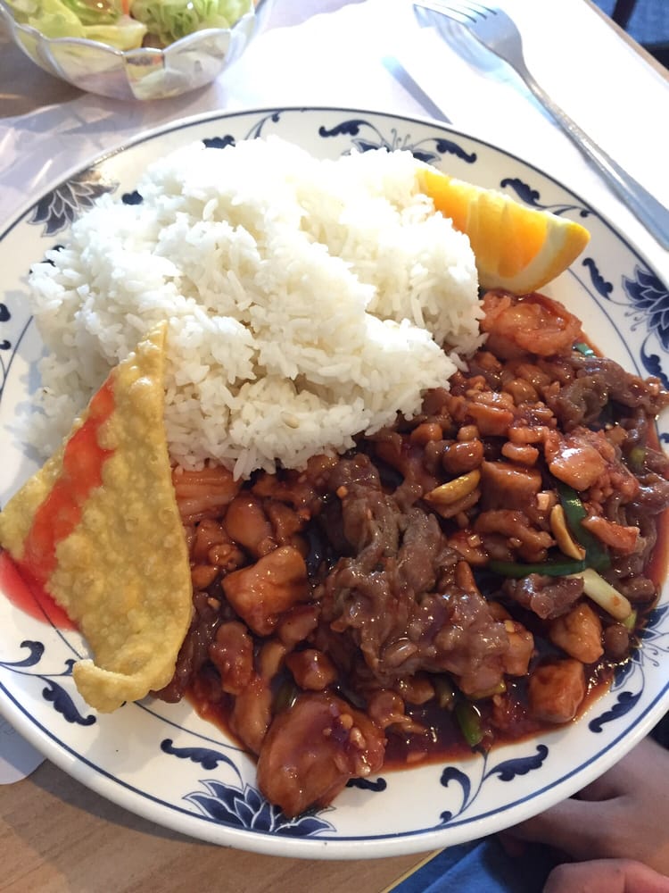 Order Kung Pao Three Combo  food online from King Dong store, Berkeley on bringmethat.com