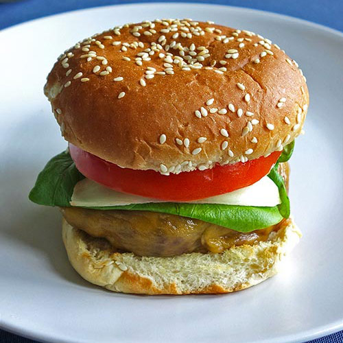 Order Grilled Royale Burger food online from Griller's Restaurant store, Whiting on bringmethat.com