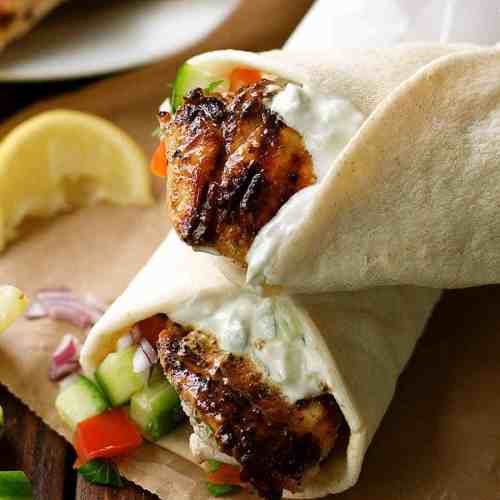 Order Chicken Greek Wrap food online from T C Lando's Subs and Pizzeria store, Hudson on bringmethat.com