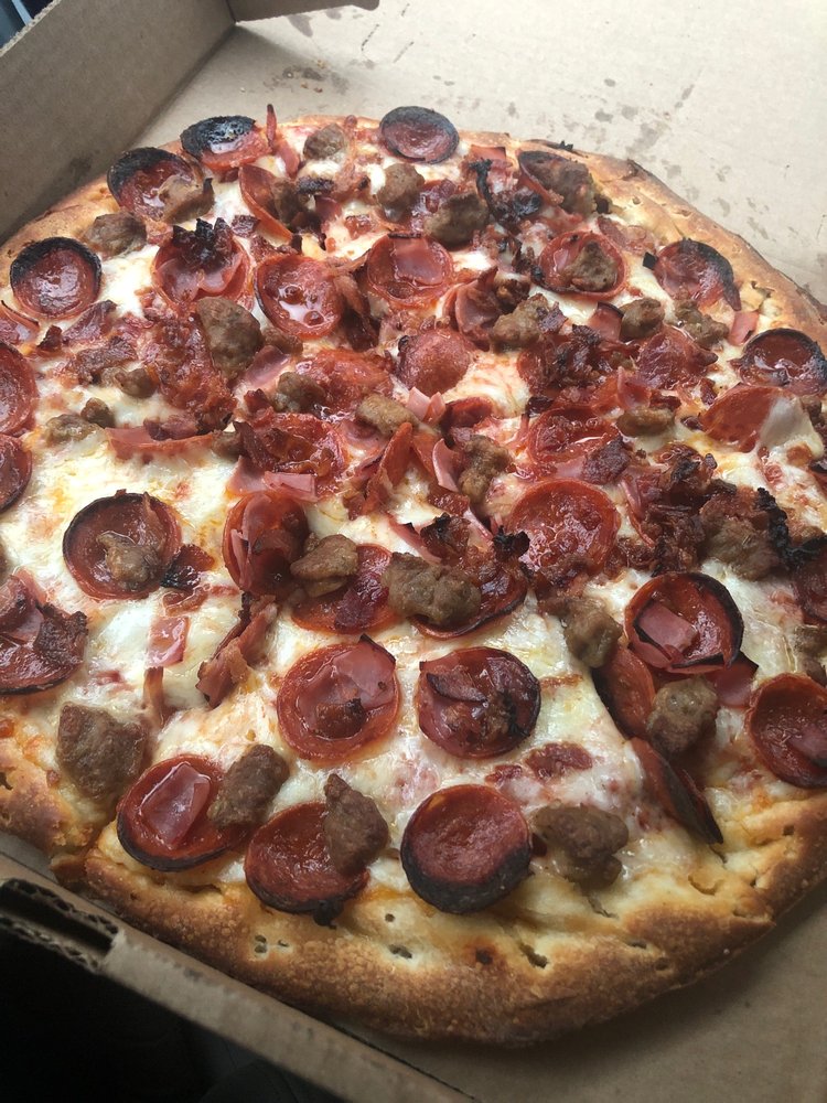 Order Meat Lovers food online from Koz's Pizza Alley store, Hamburg on bringmethat.com