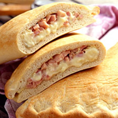 Order Ham And Cheese Calzone (Small) food online from Prosciutto's Pizzeria, Pub & Restaurant store, Cornelius on bringmethat.com