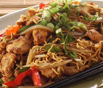 Order Roast Pork Chow Mein food online from Dragon Palace store, Concord on bringmethat.com