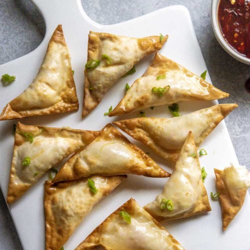 Order Crab Rangoon (10) food online from Chopstix store, Goldsboro on bringmethat.com