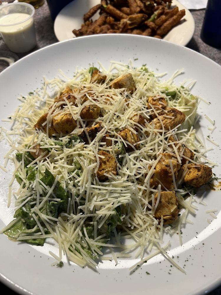 Order Blackened Chicken Caesar Salad food online from Christo's Original store, Lexington on bringmethat.com