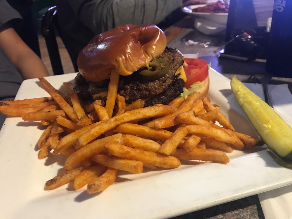 Order Double Burger food online from Christo's Original store, Lexington on bringmethat.com