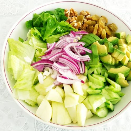 Order Large Salad   food online from Riccio's Pizza Villa store, Charlotte on bringmethat.com