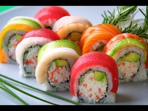 Order Rainbow Roll food online from Fuji Japanese Steakhouse store, Jonesboro on bringmethat.com