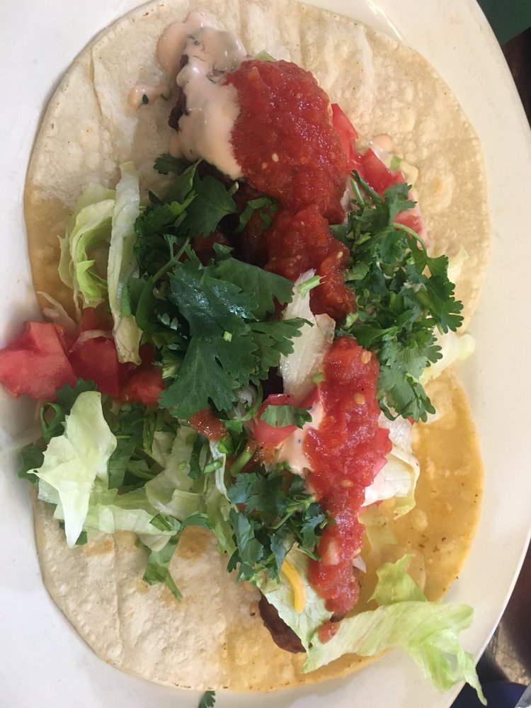 Order Baja Fish Tacos food online from La Villa De Jerez Restaurant store, Hollister on bringmethat.com
