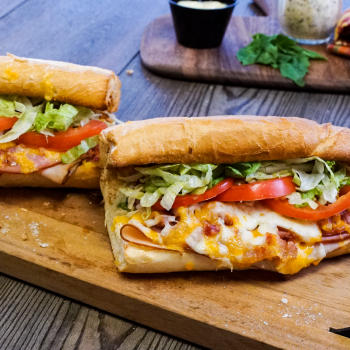 Order Turkey Bacon Cheddar Hoagie food online from Fox's Pizza Den store, Coudersport on bringmethat.com